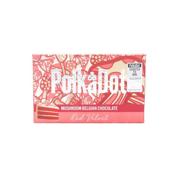Buy Polkadot Red Velvet Chocolate Bar