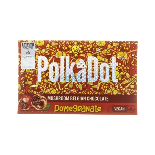 Polkadot Pomegranate Chocolate bar