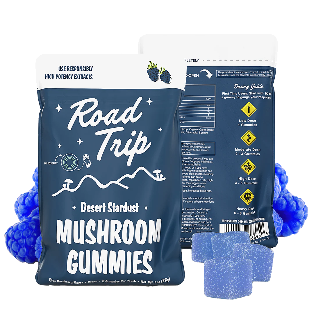 Desert Stardust Mushroom Gummies – Road Trip Gummies