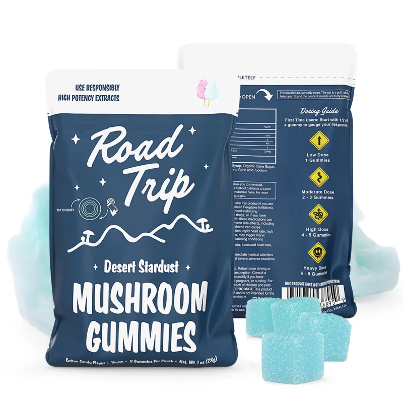 Desert Stardust Mushroom Gummies – Cotton Candy
